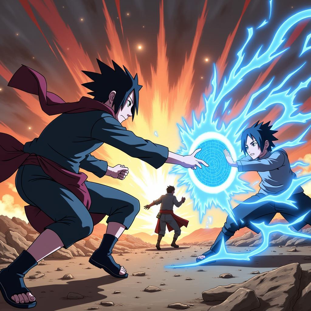 Kawaki vs. Isshiki trong Boruto tập 65