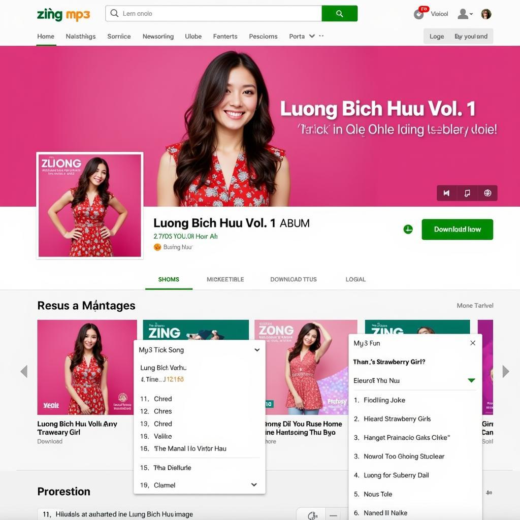 Lương Bích Hữu Album Vol.1 trên Zing MP3