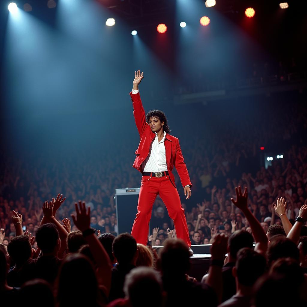 Michael Jackson biểu diễn "Beat It" trực tiếp