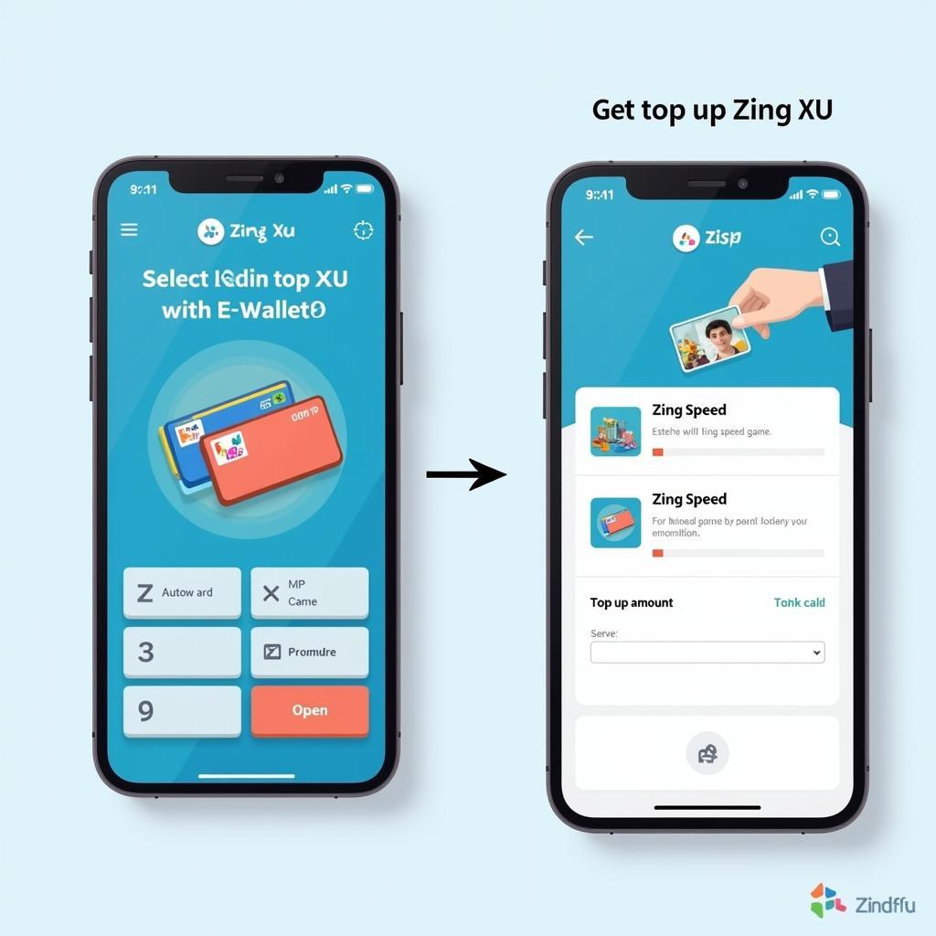 Nạp Zing Xu qua ví điện tử