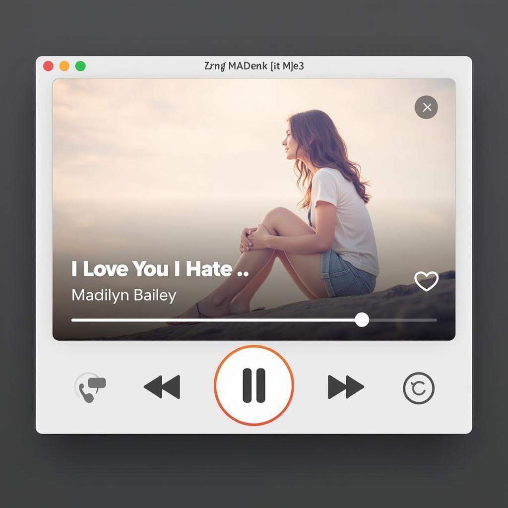 Giao diện nghe nhạc I Love You I Hate You Madilyn Bailey trên Zing MP3