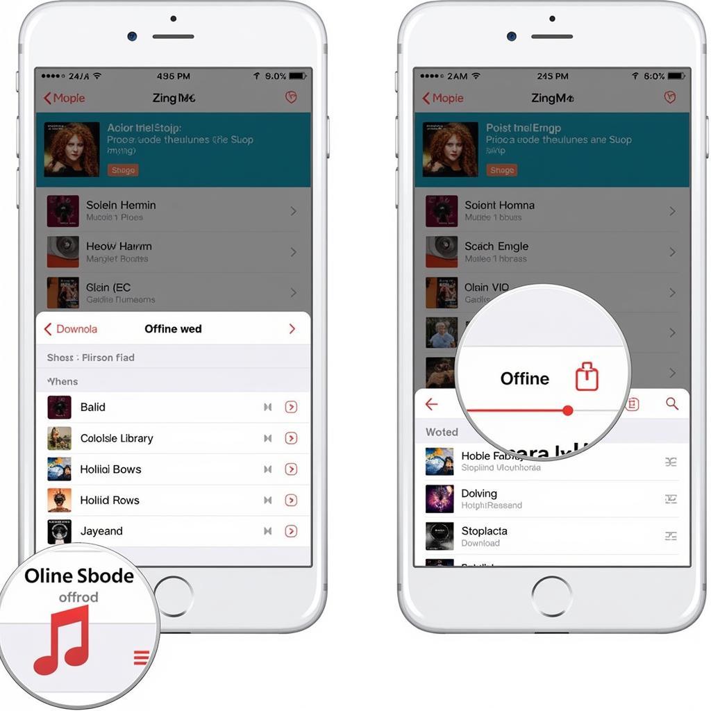 Nghe nhạc offline trên Zing MP3 iOS