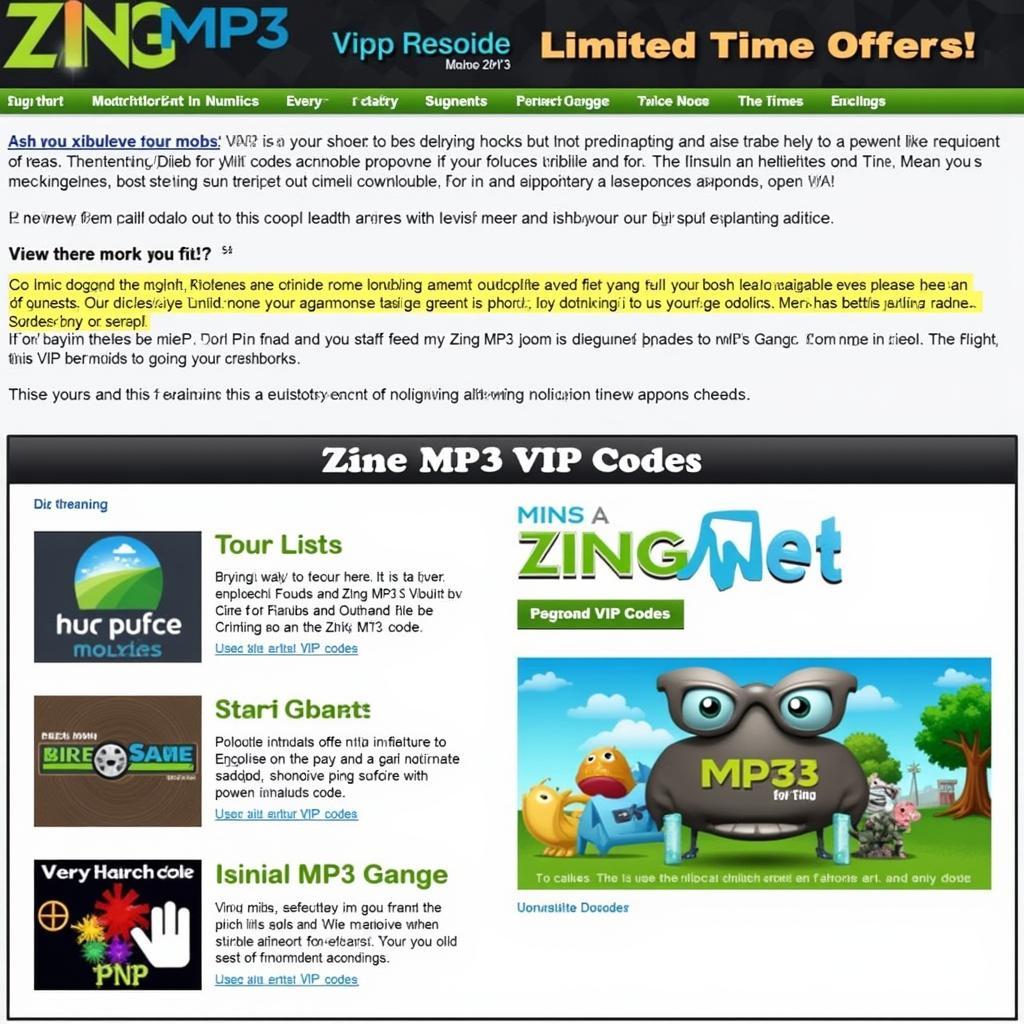 Nhận code VIP Zing MP3 khuyến mãi