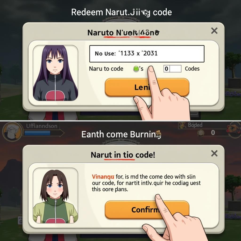 Nhập code Naruto Zing Me