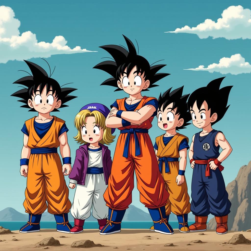 Nhóm bạn Goku trong 7 viên ngọc rồng Zing TV tập 8