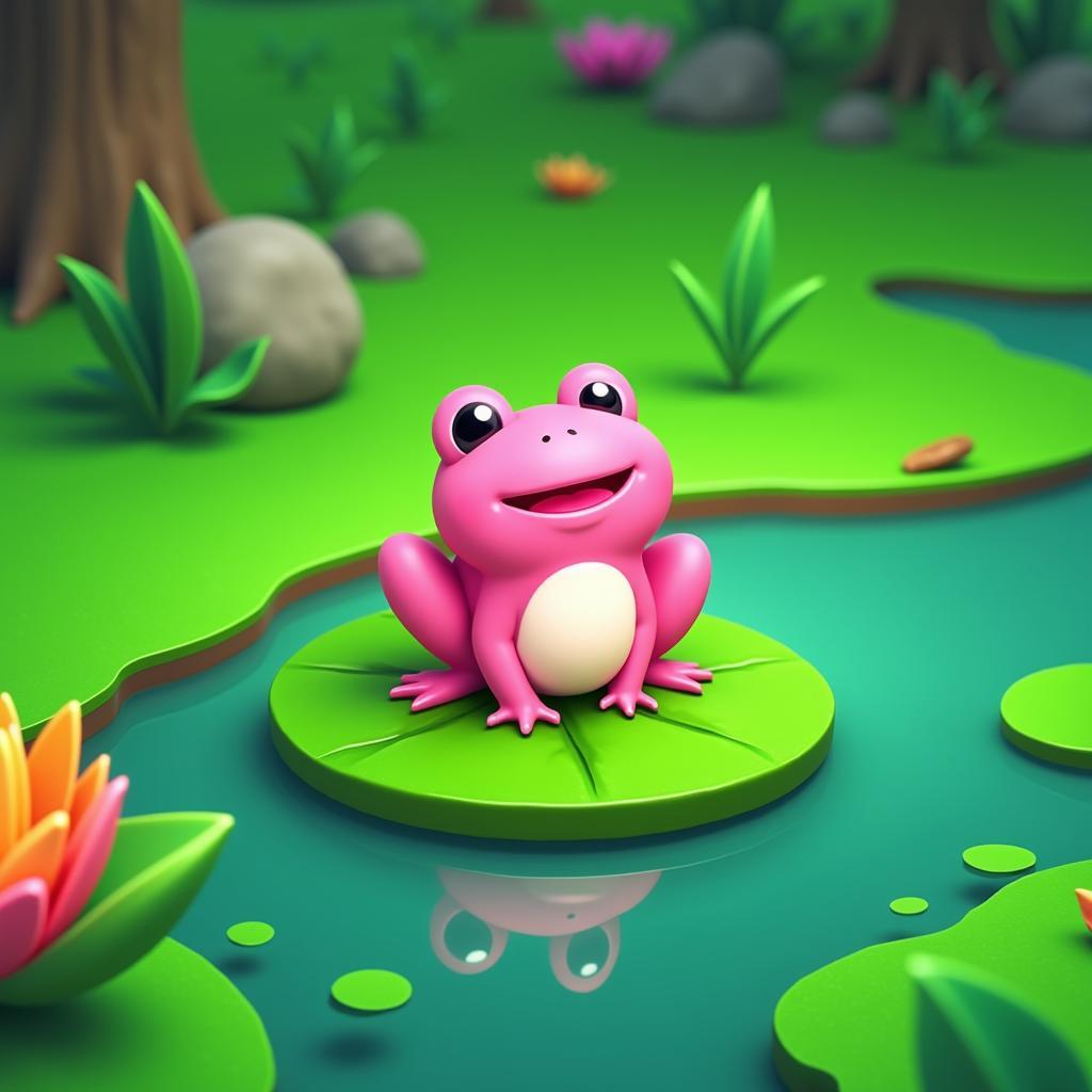 Pink Frog Zing Gameplay