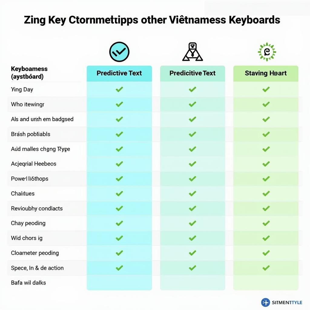 So sánh Zing Key với các bàn phím khác