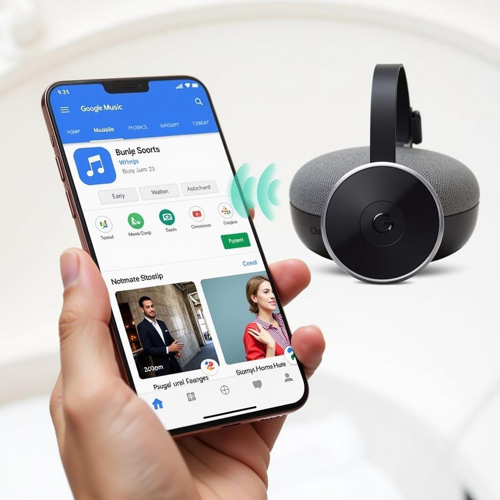 Sử dụng Chromecast với Google Home