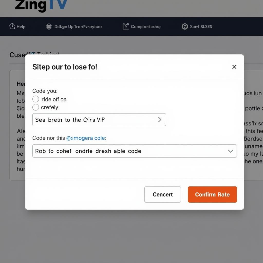 Sử Dụng Code Zing TV VIP