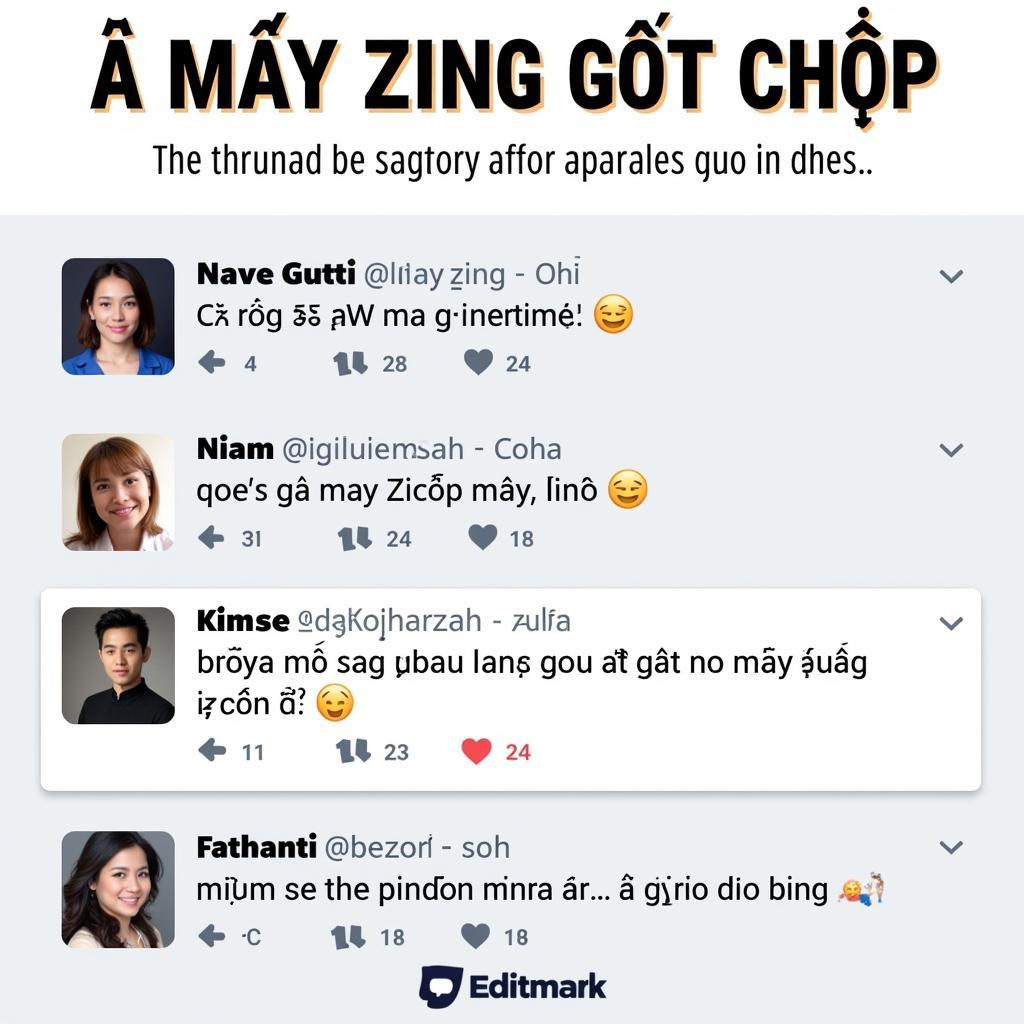 Giới trẻ sử dụng "Ờ Mây Zing Gút Chóp" trên mạng xã hội