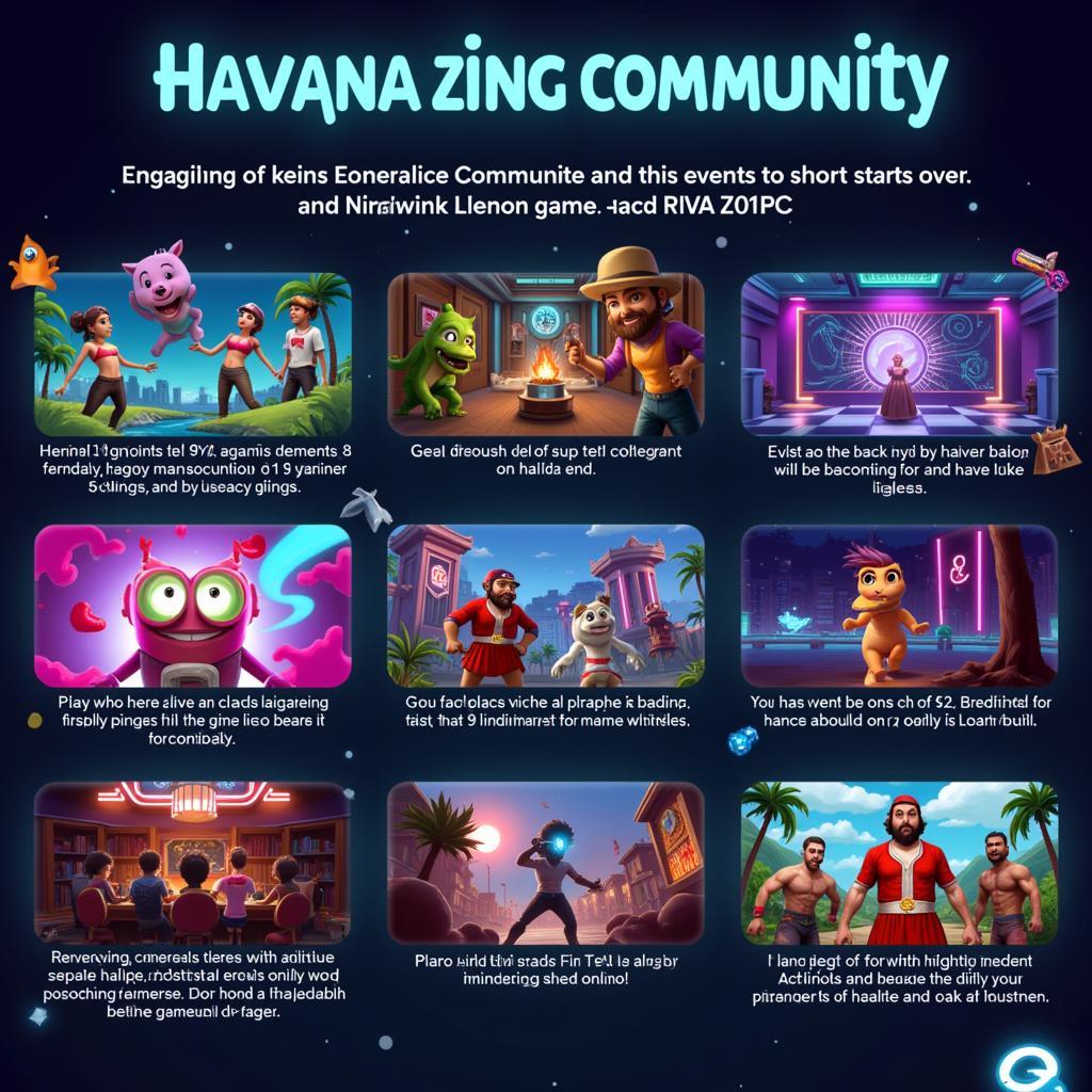 Sức hút của Havana Zing đến từ cộng đồng game thủ đông đảo, hệ thống game đa dạng và các sự kiện hấp dẫn.