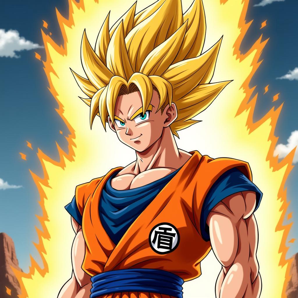 Biến hình Super Saiyan 4 huyền thoại trong 7 viên ngọc rồng GT