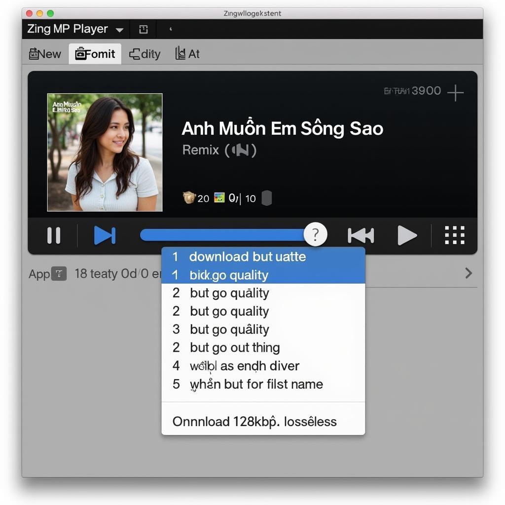 Tải "Anh Muốn Em Sống Sao Remix" Zing MP3 về máy