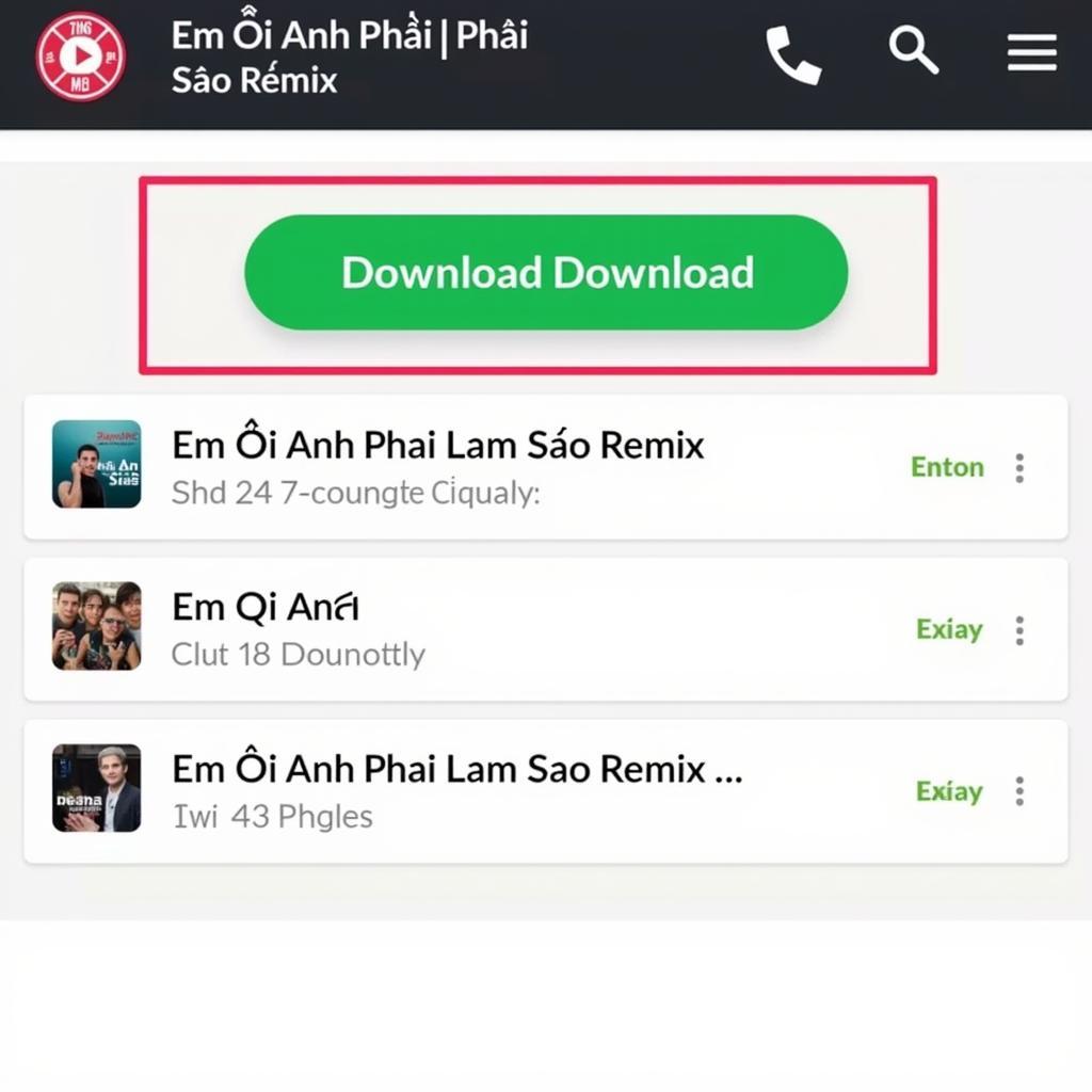 Tải "Em Ơi Anh Phải Làm Sao Remix" trên Zing MP3