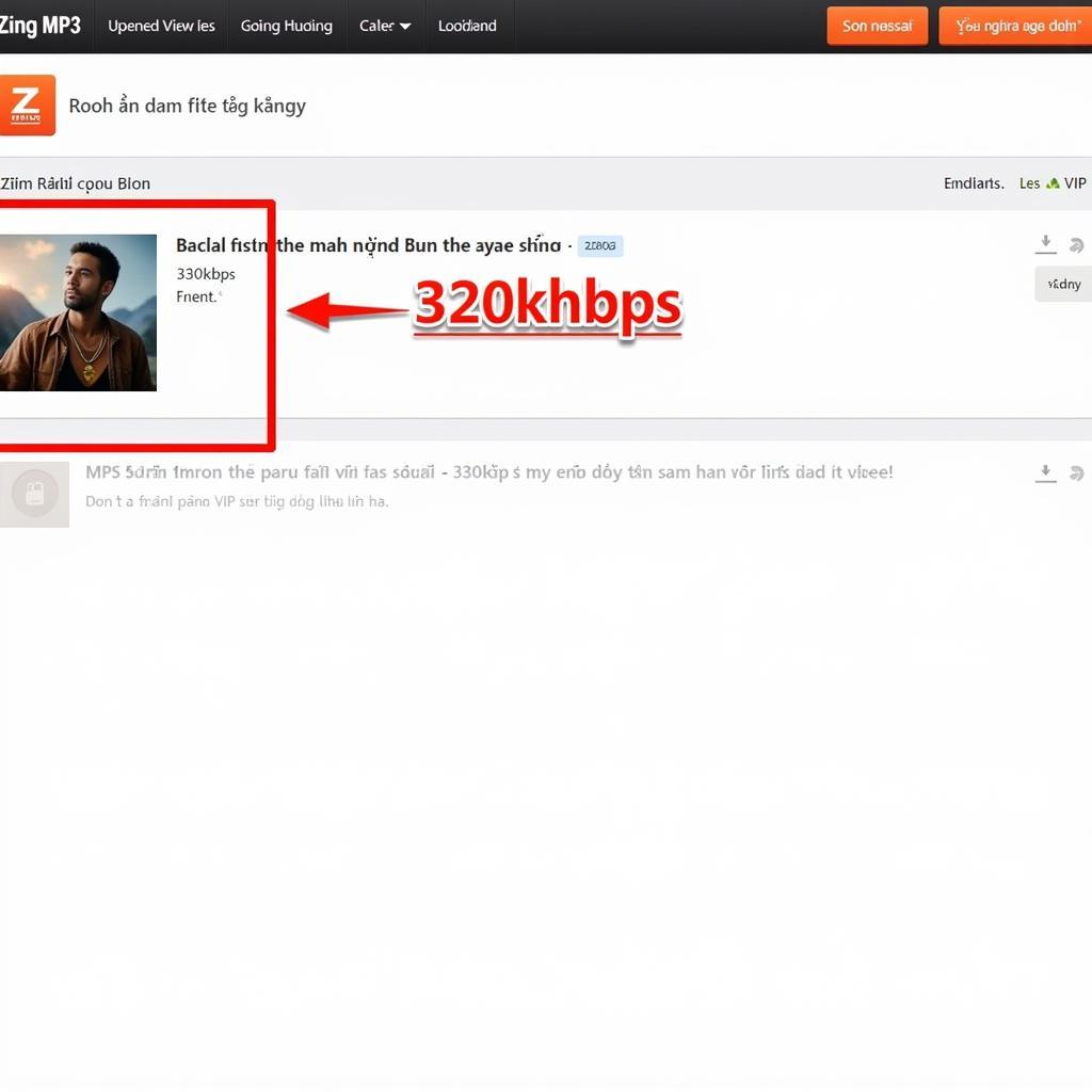 Tải nhạc 320kbps trên Zing MP3 năm 2019