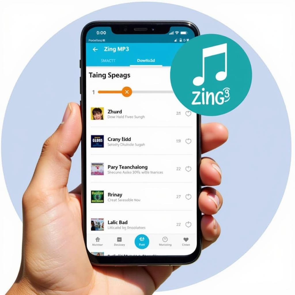 Tải nhạc Zing MP3 về điện thoại