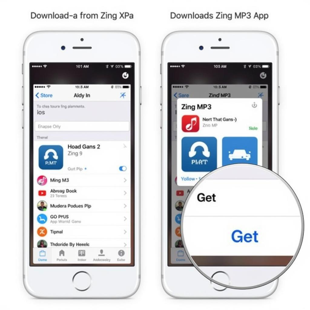 Tải ứng dụng Zing MP3 trên App Store