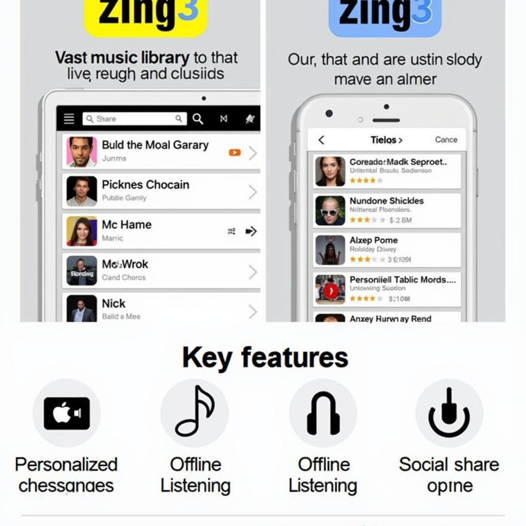 Giao Diện Zing MP3 Appvn