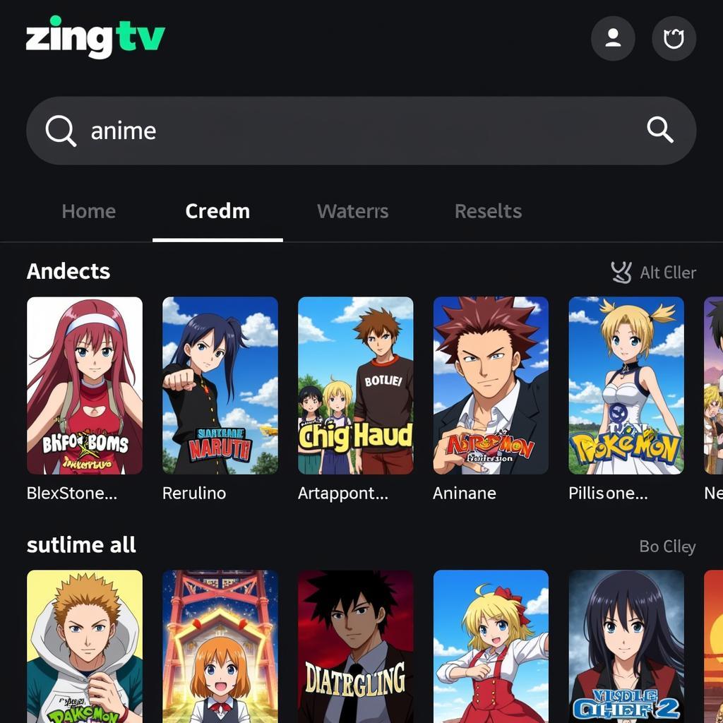 Tìm kiếm anime trên Zing TV