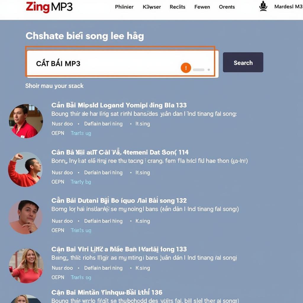 Tìm kiếm Cát Bụi MP3 trên Zing