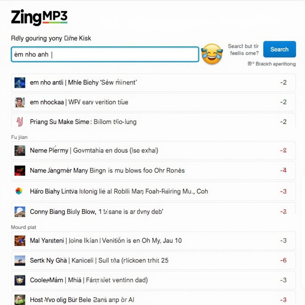 Tìm kiếm "em nhớ anh zing mp3" trên Zing MP3