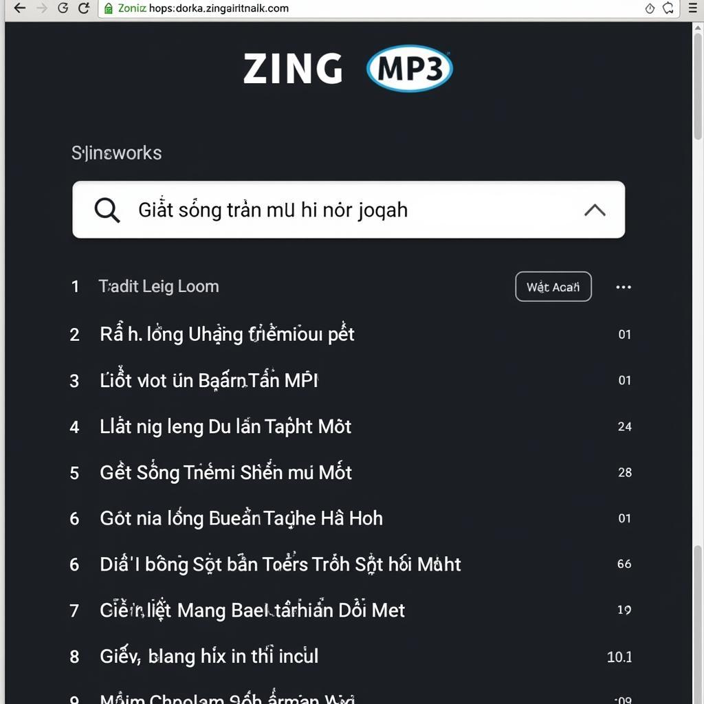 Tìm kiếm "Giọt Sương Trên Mí Mắt" trên Zing MP3