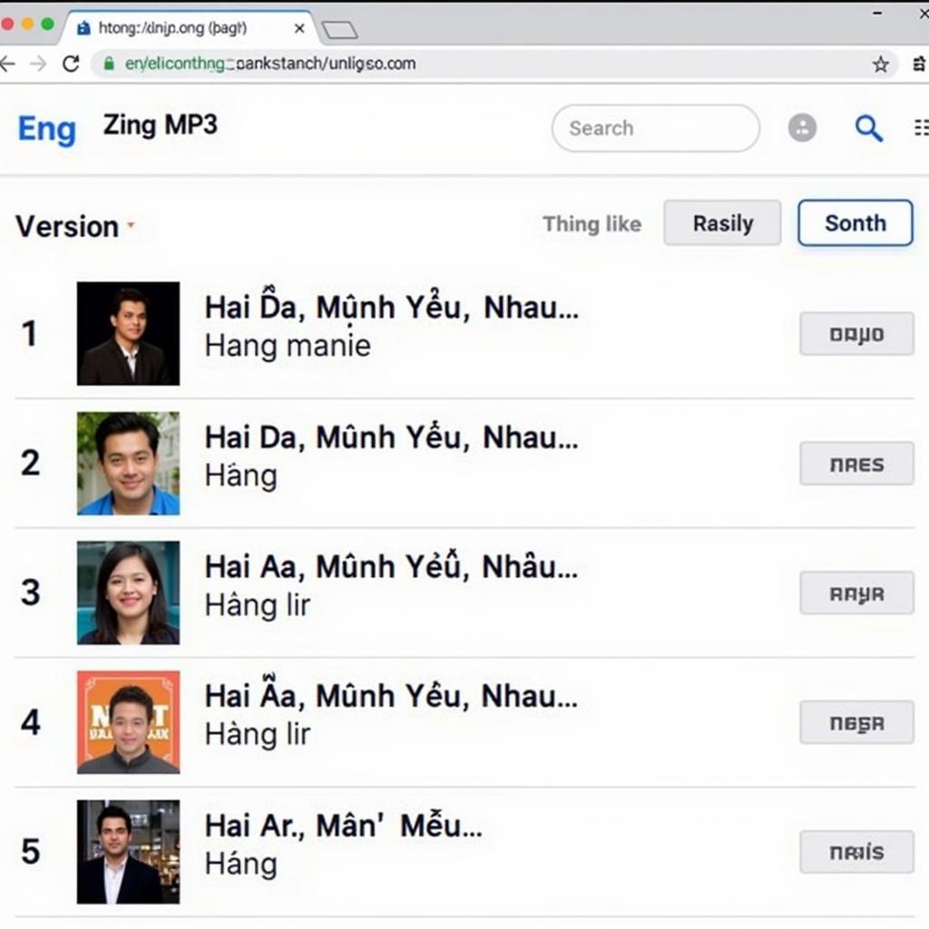 Tìm kiếm "Hai Đứa Mình Yêu Nhau" trên Zing MP3