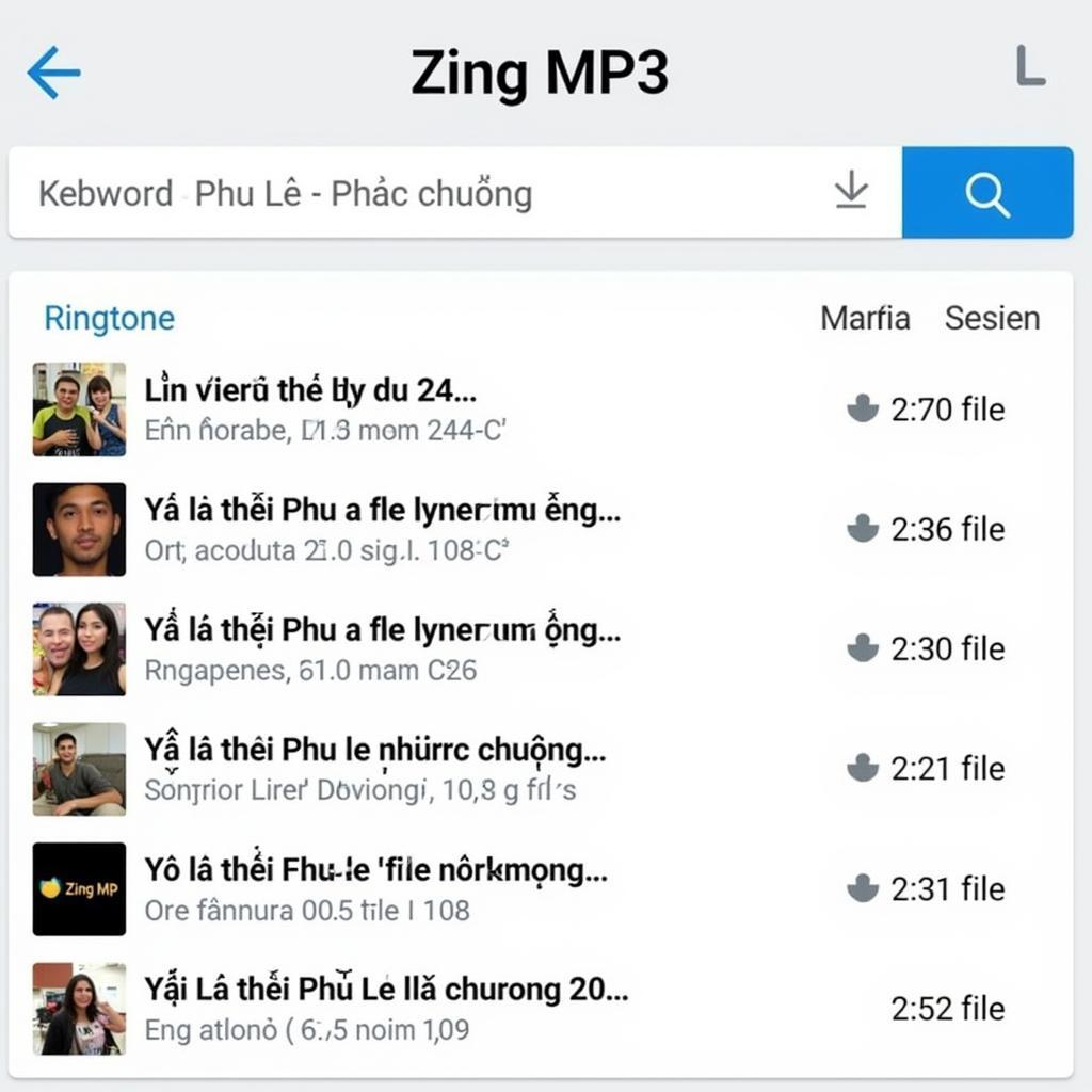 Tìm kiếm nhạc chuông Đổi Lá Thế Thôi Phù Lê Zing MP3