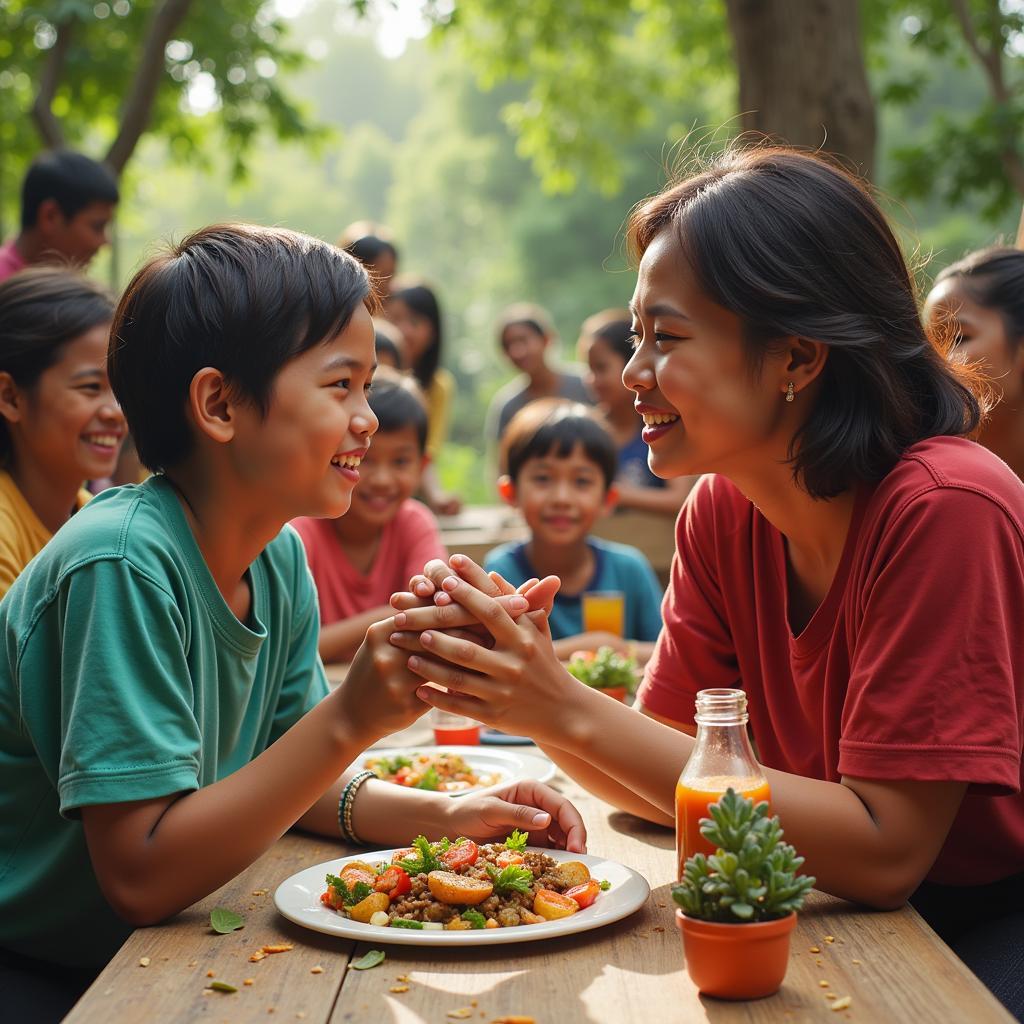 Tình người ấm áp của người dân đảo Goto trong Bakaramon