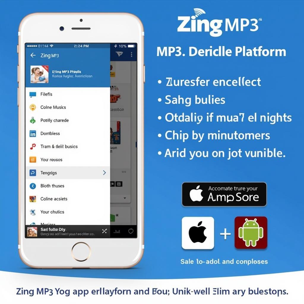 Ứng dụng di động Zing MP3 tiện lợi