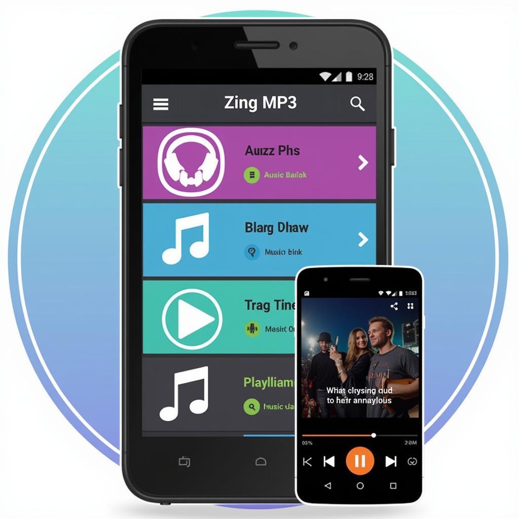 Ứng Dụng Zing MP3 Trên Điện Thoại