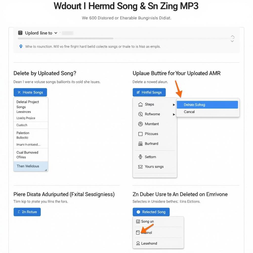 Xóa bài hát trên Zing MP3