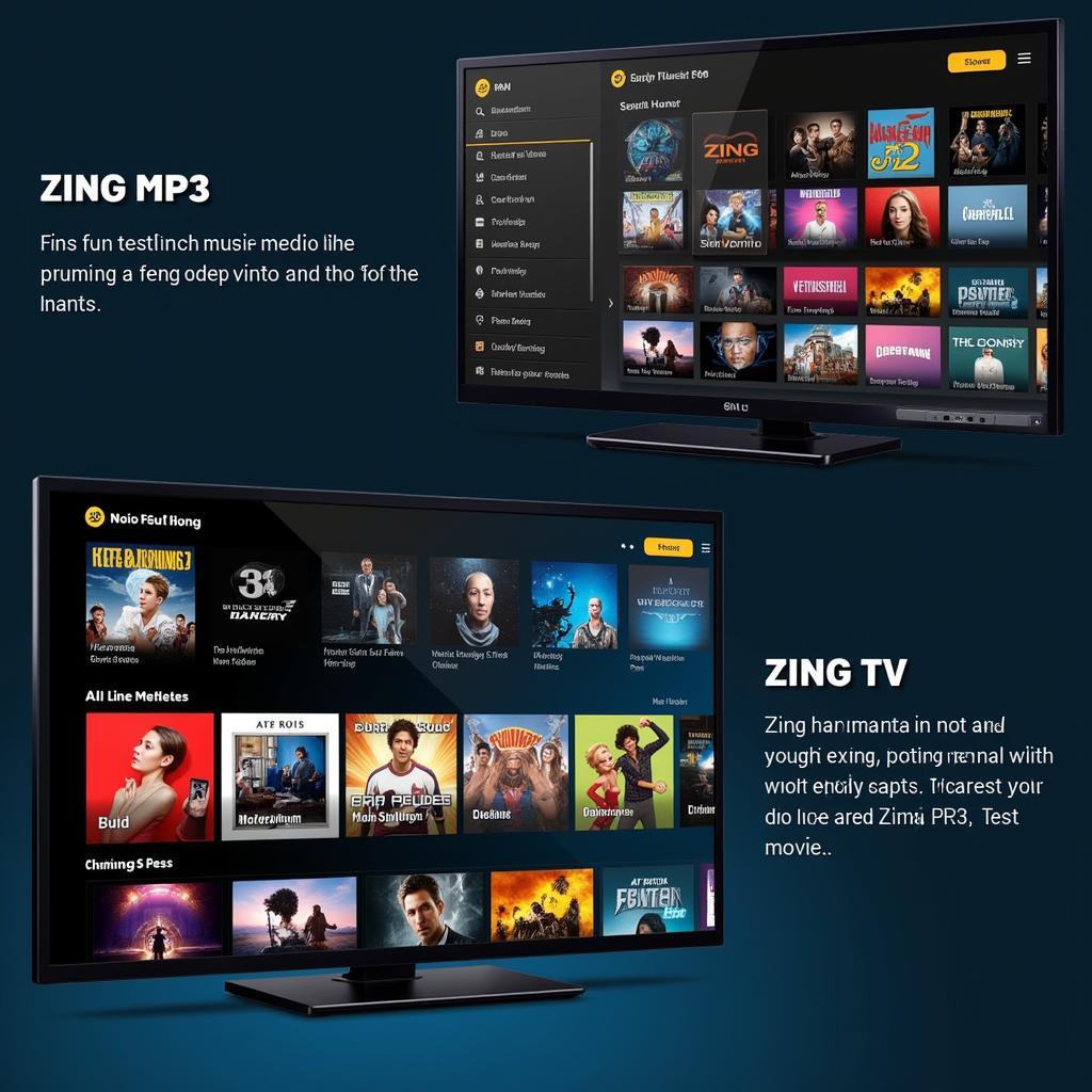 Zing MP3 và Zing TV trên zing com vn