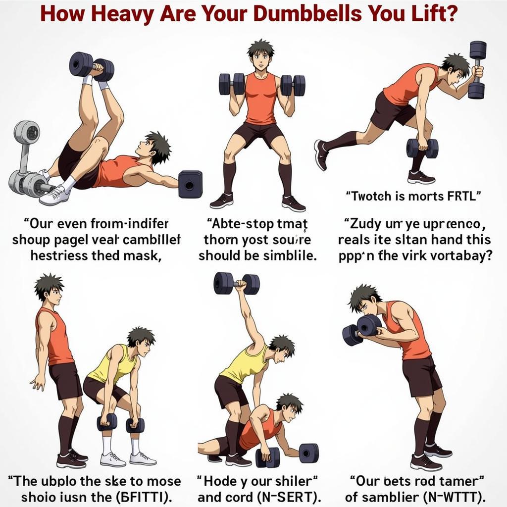 Zing TV Dumbbell Anime Workout Scenes