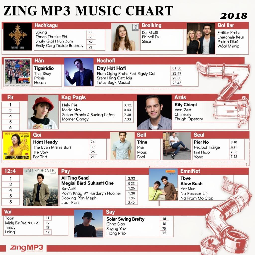 Bảng xếp hạng âm nhạc Zing MP3 năm 2018