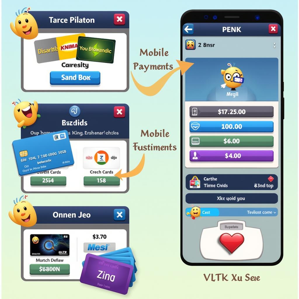 Nạp thẻ Zing Xu cho VLTK Mobile