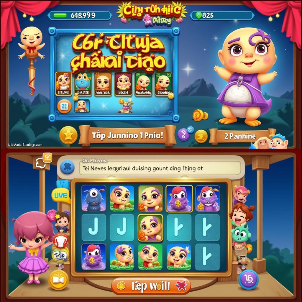 Giao diện Cờ Tỷ Phú Online Zing Play