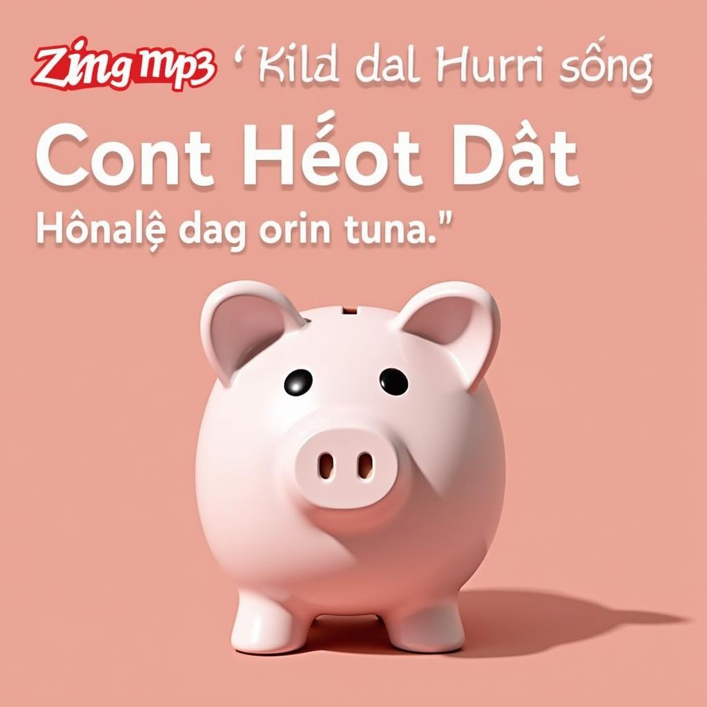 Hình ảnh con heo đất trên Zing MP3