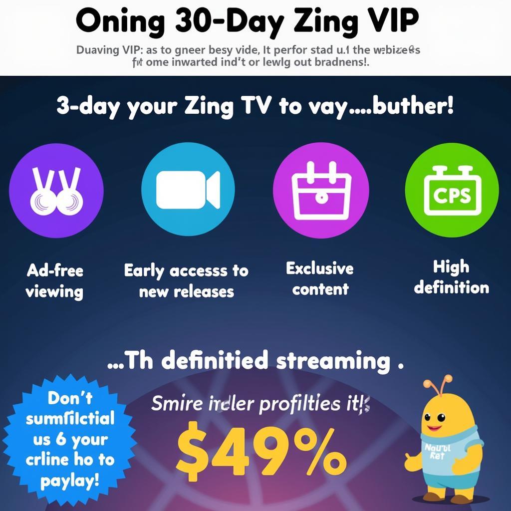 Đăng ký VIP Zing TV 30 ngày: Ưu đãi độc quyền