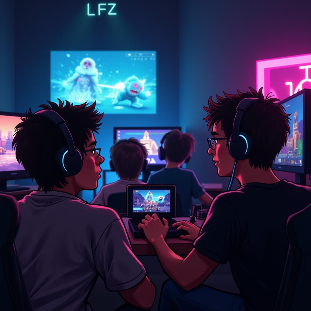 Gamers enjoying Different Heaven & NekoZilla - Lfz (Remic Remix)