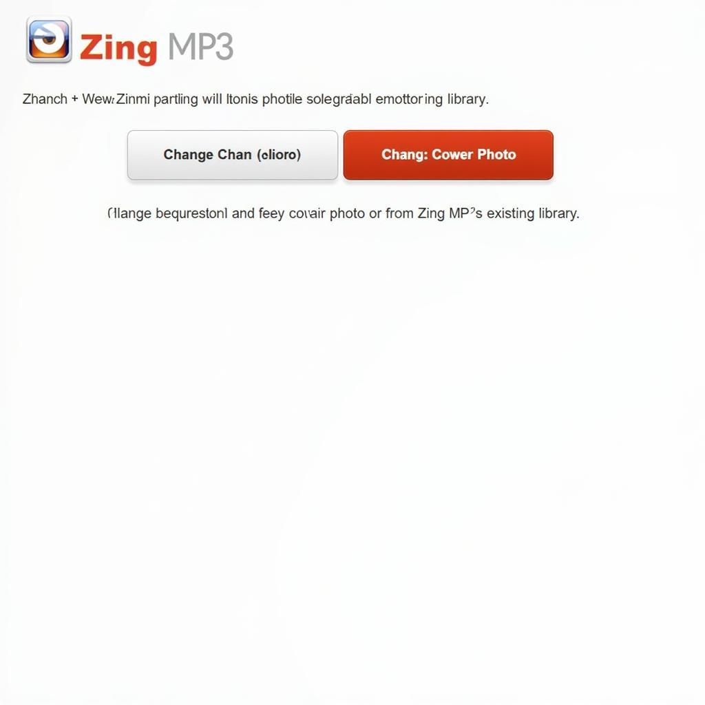 Đổi ảnh bìa Zing MP3