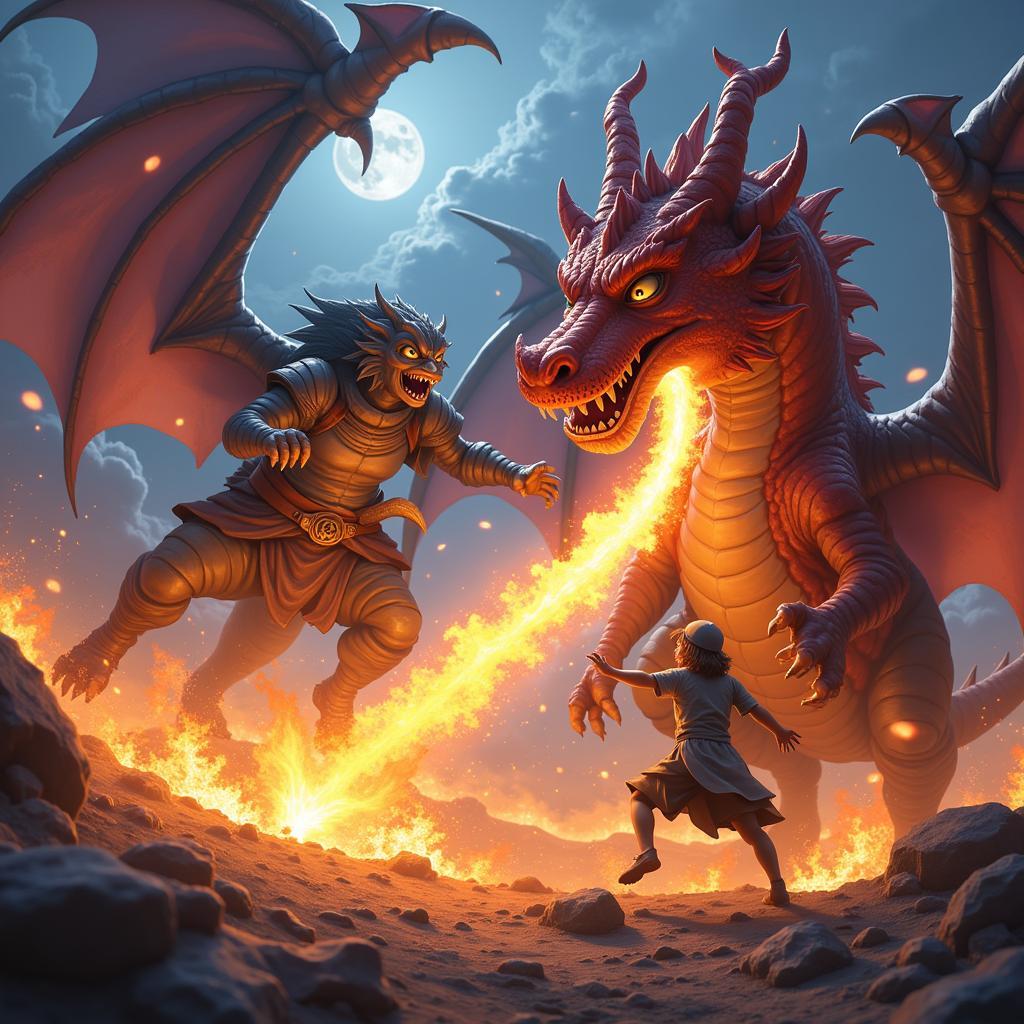 Game of Dragons Zing Me: Cảnh chiến đấu