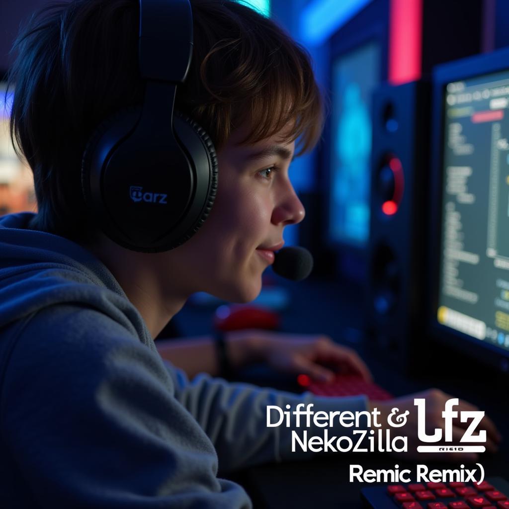 Gamer enjoying Different Heaven & NekoZilla - Lfz (Remic Remix)