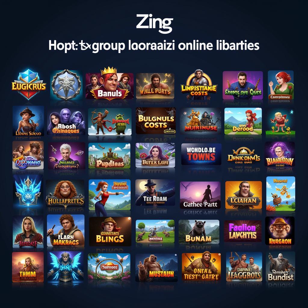 Thế giới game online hấp dẫn trên Zing