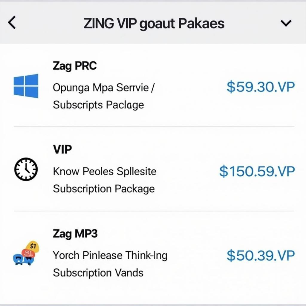 Gói Dịch Vụ Zing MP3 VIP Đa Dạng