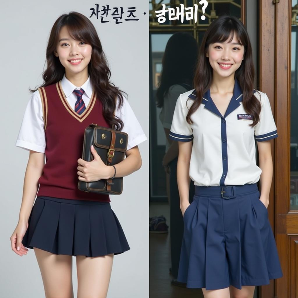 Học Đường 2015: Hình ảnh hai chị em sinh đôi Go Eun Byul và Lee Eun Bi