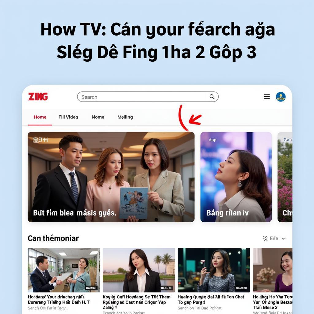 Hướng dẫn truy cập Zing TV