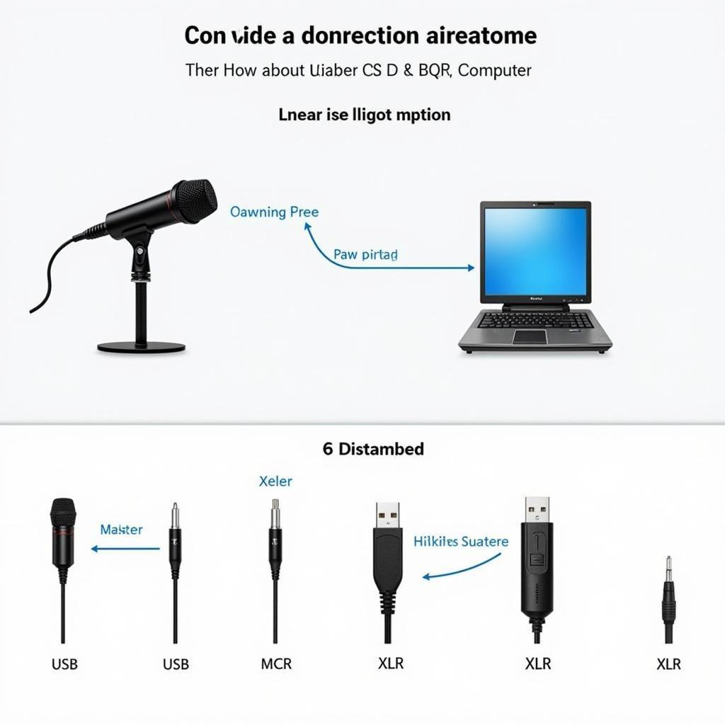 Kết nối microphone với máy tính