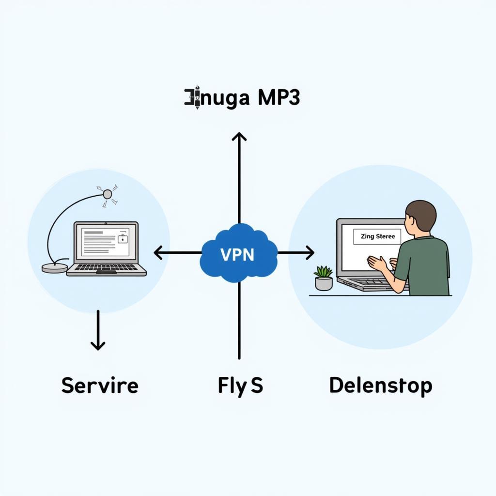 Nghe nhạc Zing MP3 với VPN