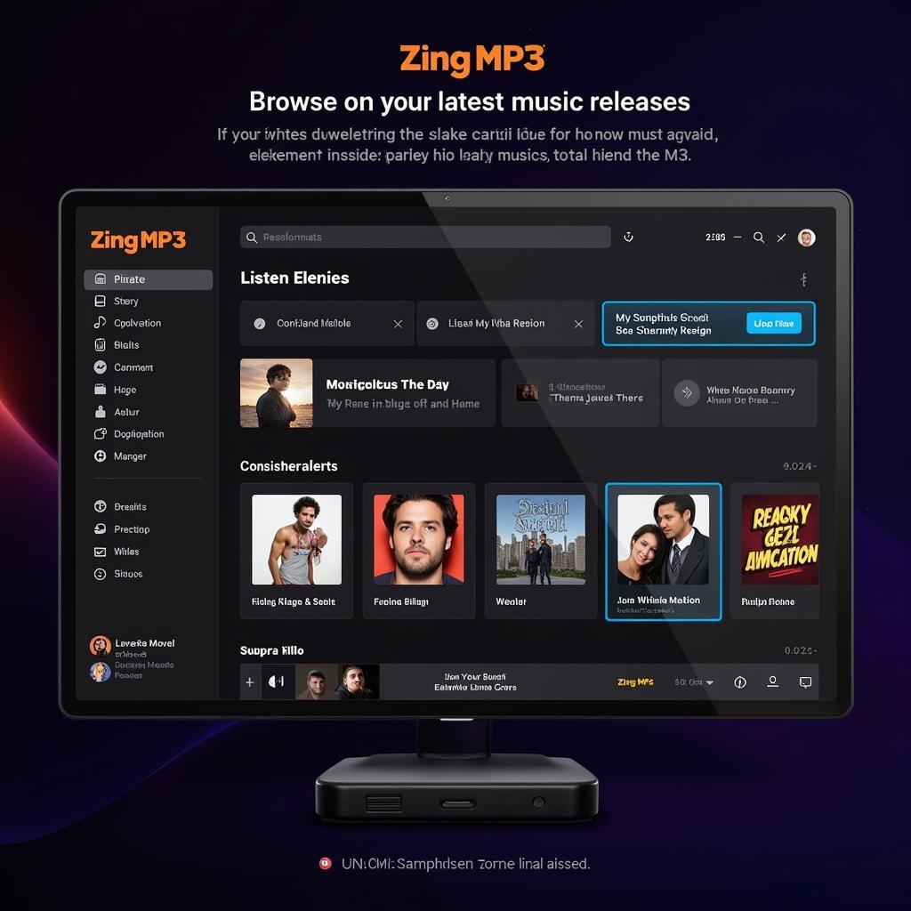 Giao diện Nhạc Zing MP3 mới nhất